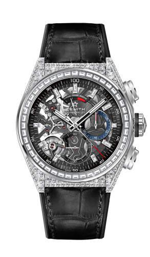 Zenith Defy El Primero 21 Titanium / Diamond / Skeleton / Alligator
