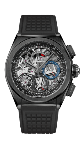 Zenith Defy El Primero 21 Black Ceramic / Skeleton / Rubber