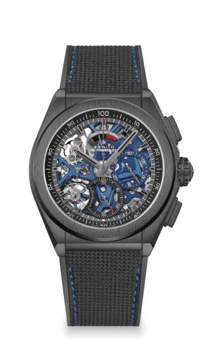 Zenith Defy El Primero 21 Black Ceramic / Skeleton / Cordura / Boutique Edition