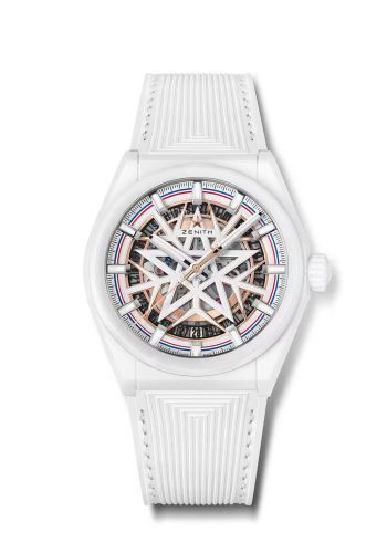 Zenith Defy Classic 41mm White Ceramic / Fusalp