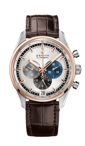 Zenith El Primero Chronomaster 42 Stainless Steel / Rose Gold / Silver / Alligator