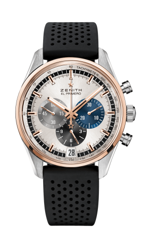 Zenith El Primero Chronomaster 42 Stainless Steel / Rose Gold / Silver / Rubber