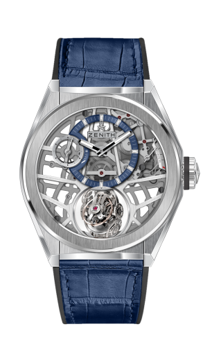 Zenith Defy Zero G Titanium / Skeleton / Alligator
