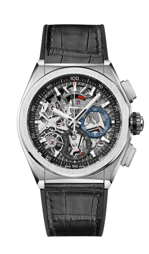Zenith Defy El Primero 21 Titanium / Skeleton / Alligator