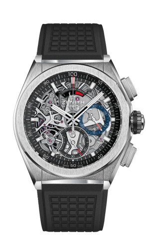 Zenith Defy El Primero 21 Titanium / Skeleton / Rubber