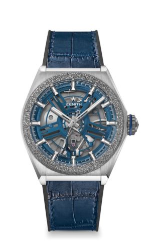 Zenith Defy Inventor Titanium / Aeronith / Blue / Alligator