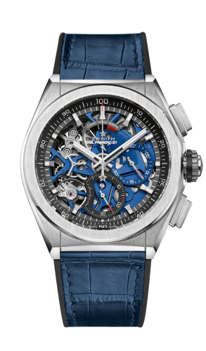 Zenith Defy El Primero 21 Titanium / Skeleton / Alligator