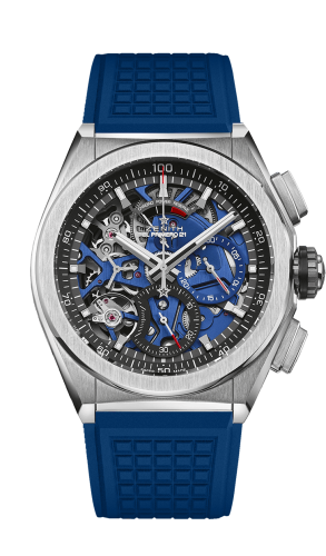 Zenith Defy El Primero 21 Titanium / Skeleton / Rubber